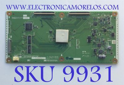T-CON PARA TV SHARP / NUMERO DE PARTE RUNTK4910TPZE / QKITPF778WJN2 / QPWBXF778WJN2 / XF778WJN2 / KF778 / MODELOS LC-52LE830U / LC-40LE830U / LC-60LE830U / LC-60LE831U / LC-60LE832U